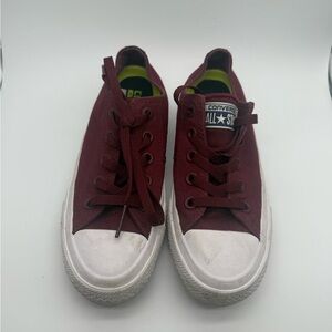 Converse with Lunarlon Maroon Chuck Taylor II All Star Low Sz 5.5 5 1/2 Women's